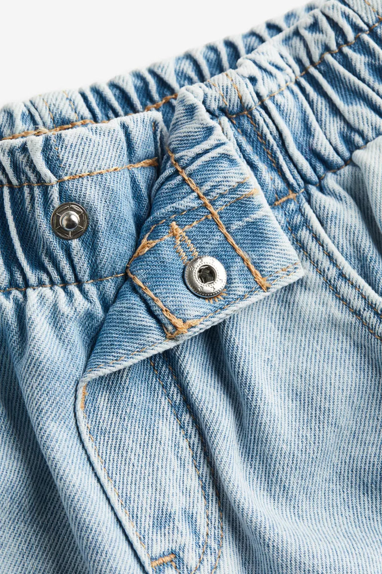 Pantalón Jeans azul Minnie dos caritas niña H&M