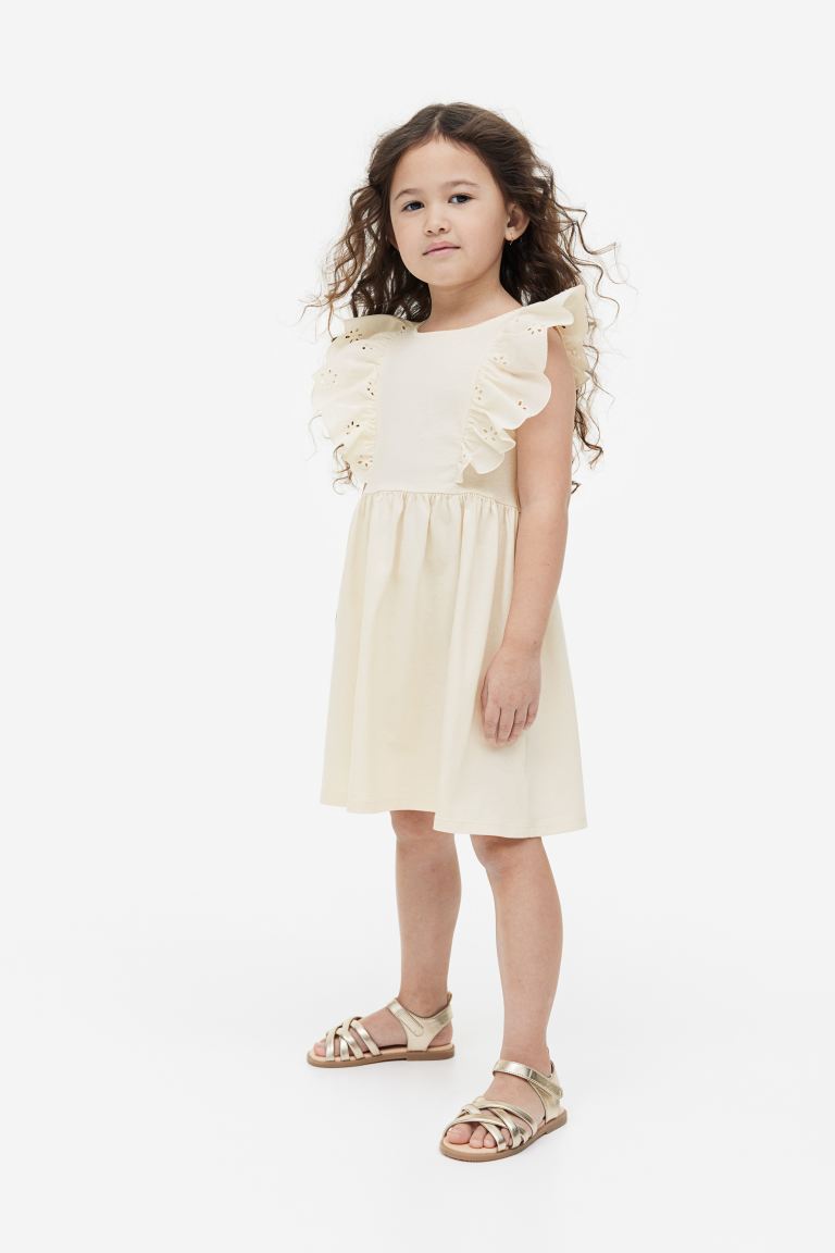 Vestido blanco niña H&M revuelos 67112944