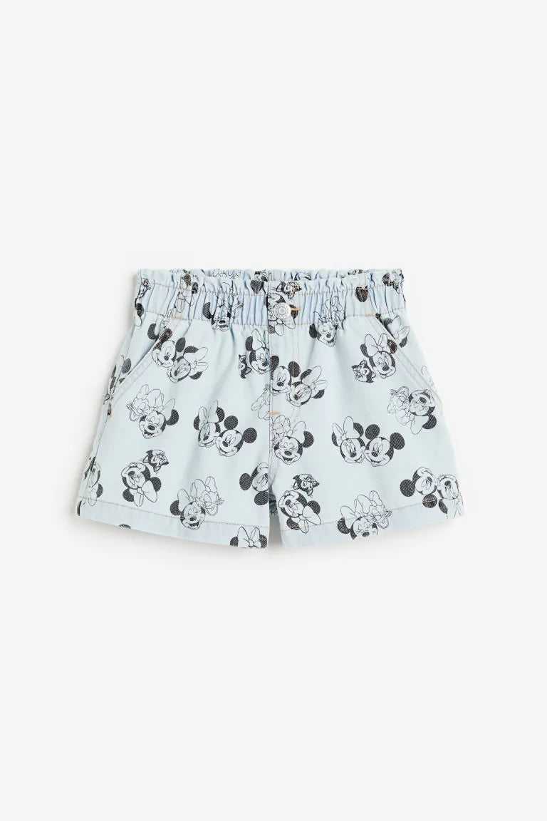 Short jeans azul minnie H&M niña 70225904
