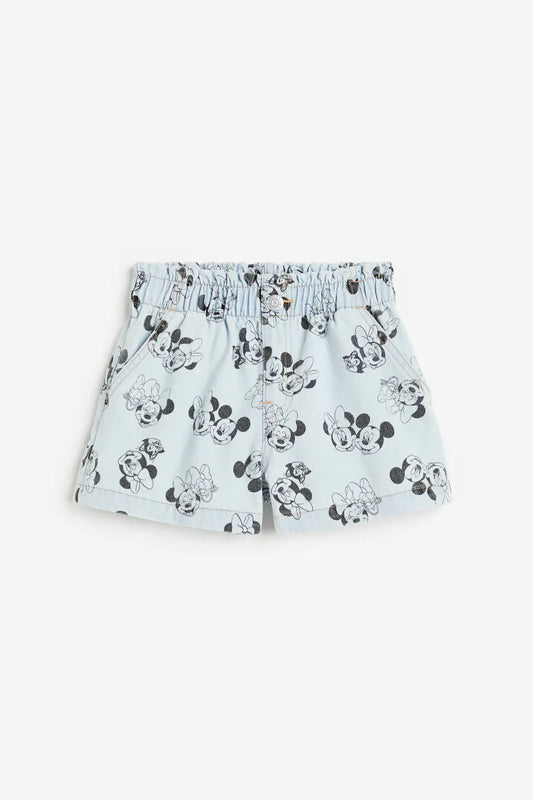 Short jeans azul minnie H&M niña 70225904