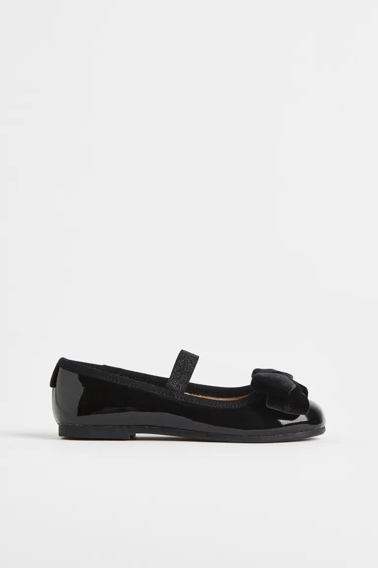 Zapatillas negras chongo H&M niña gamusa – Kima Shop HN
