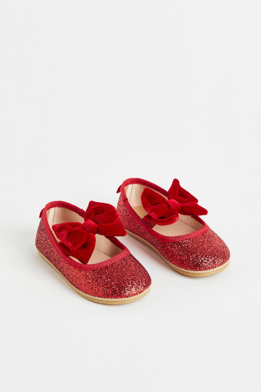 Zapatillas H&M rojas bebe niña