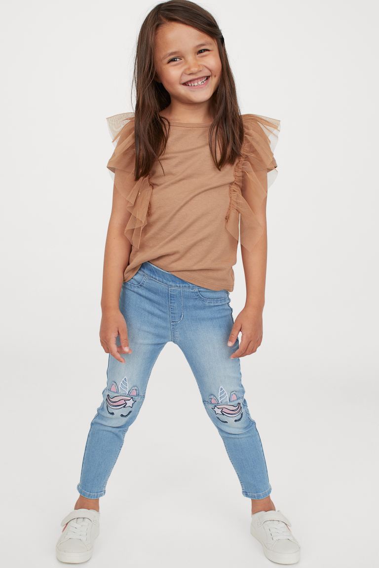 Pantalon Jeans niña H&M Unicornio 047280