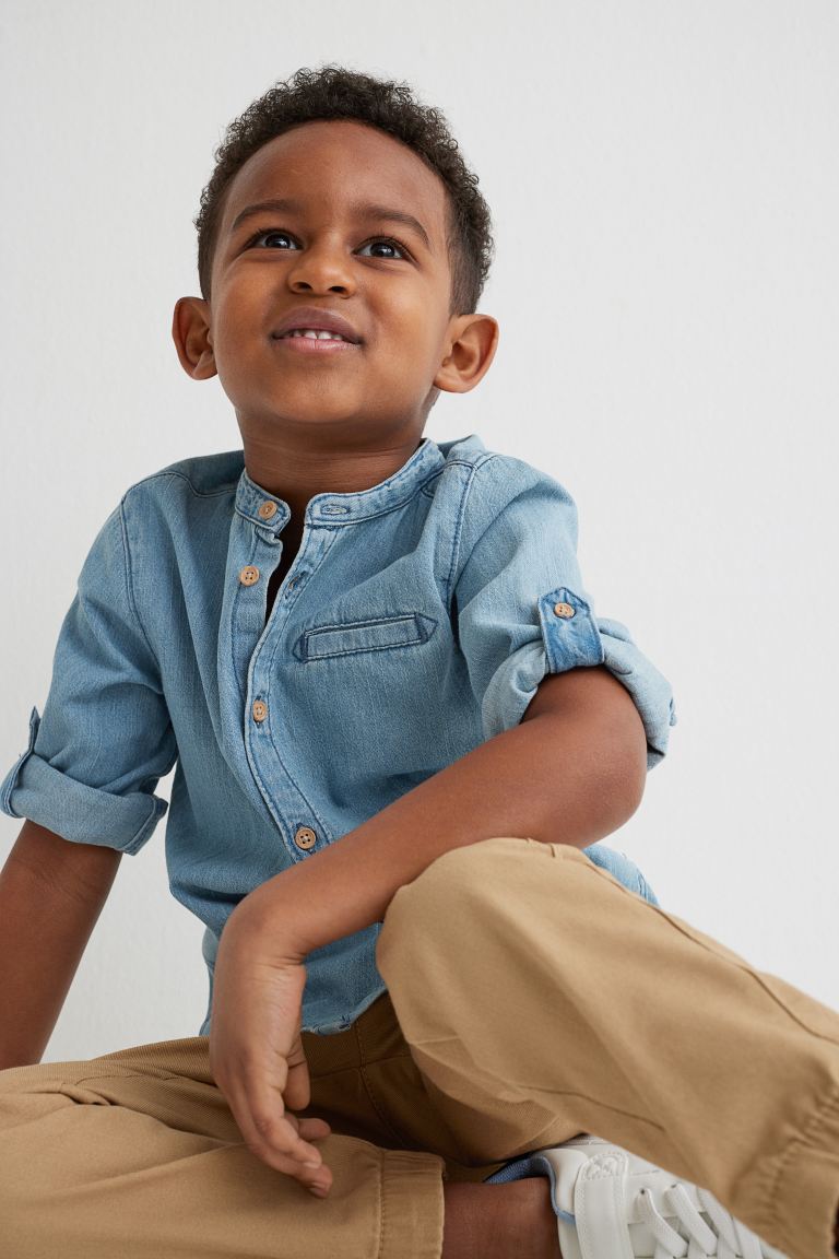 Set 2 piezas formal niño camisa jeans jogger H&M