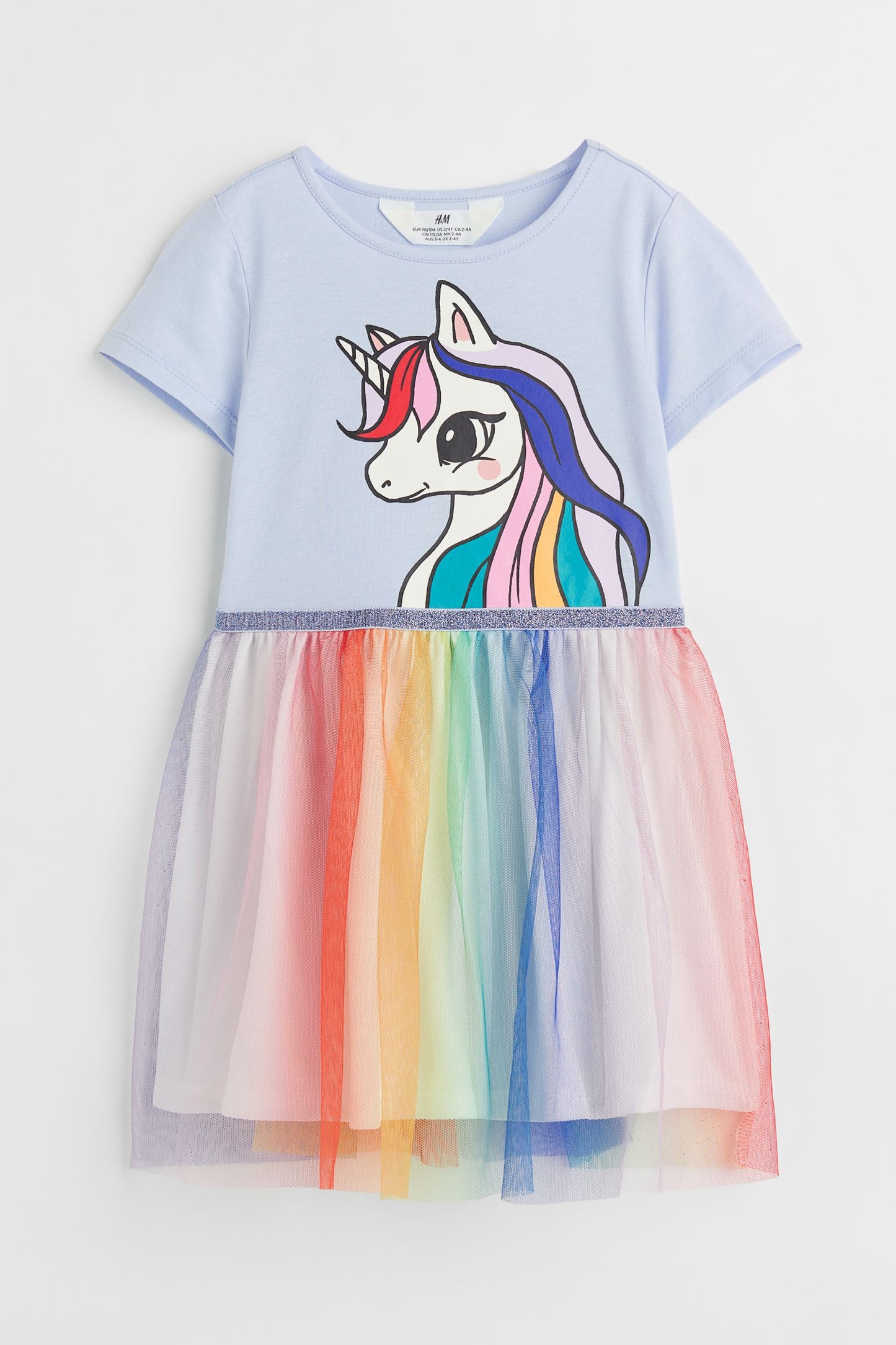 Vestido niña unicornio tutu H&M 54668272
