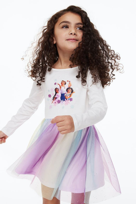 Vestido encanto Disney H&M tutu colores
