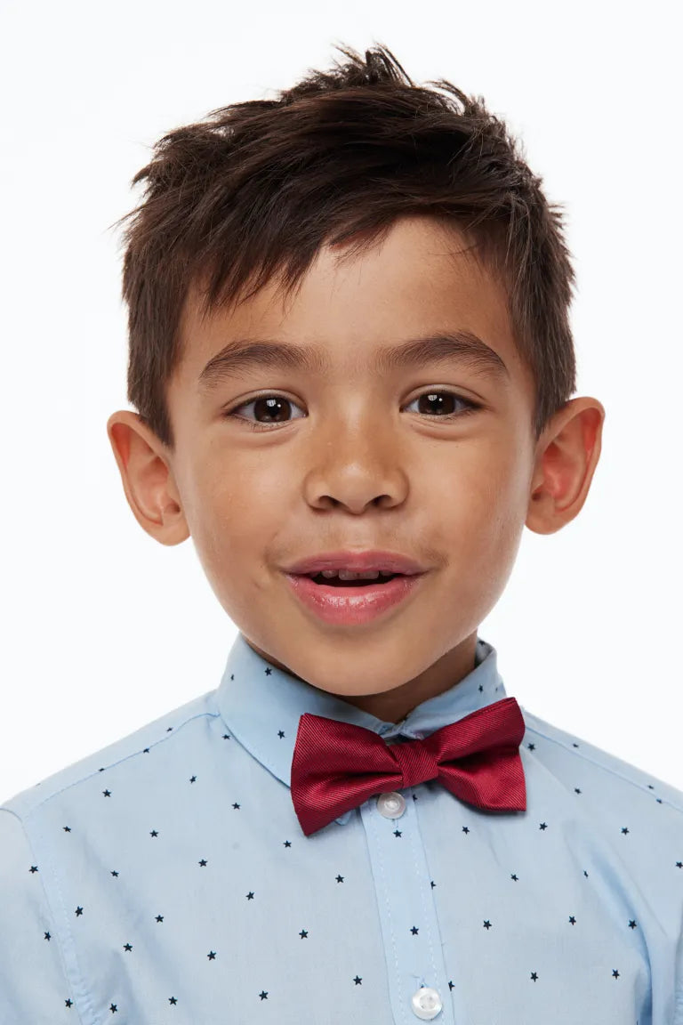 Set 3 piezas formal niño rojo corbatin  H&M