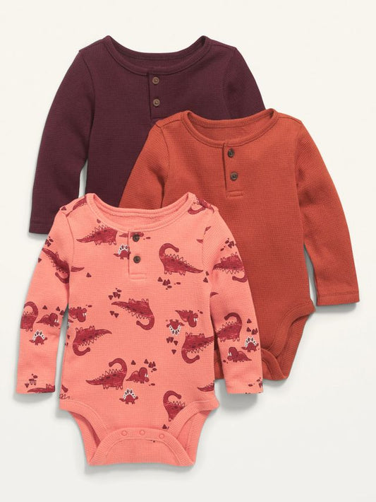 Set 3 mamelucos bebe unisex old navy niña niño