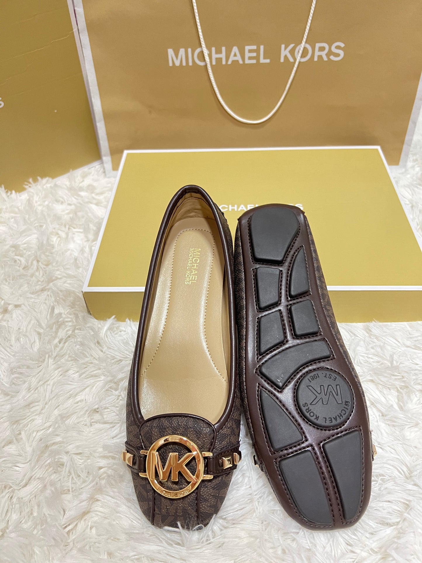 Zapatillas café flats Originales adulto