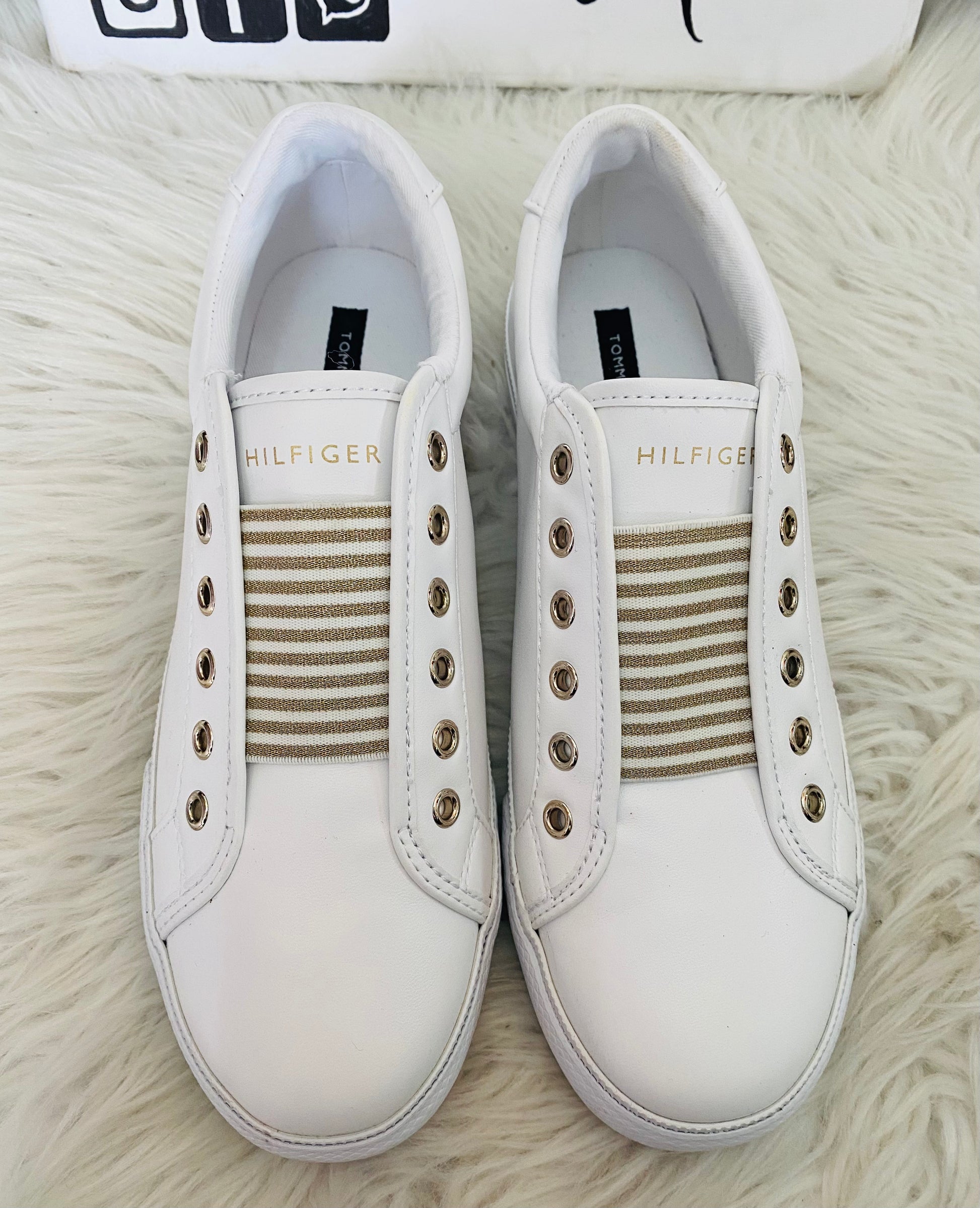Tenis blancos para mujer discount tommy