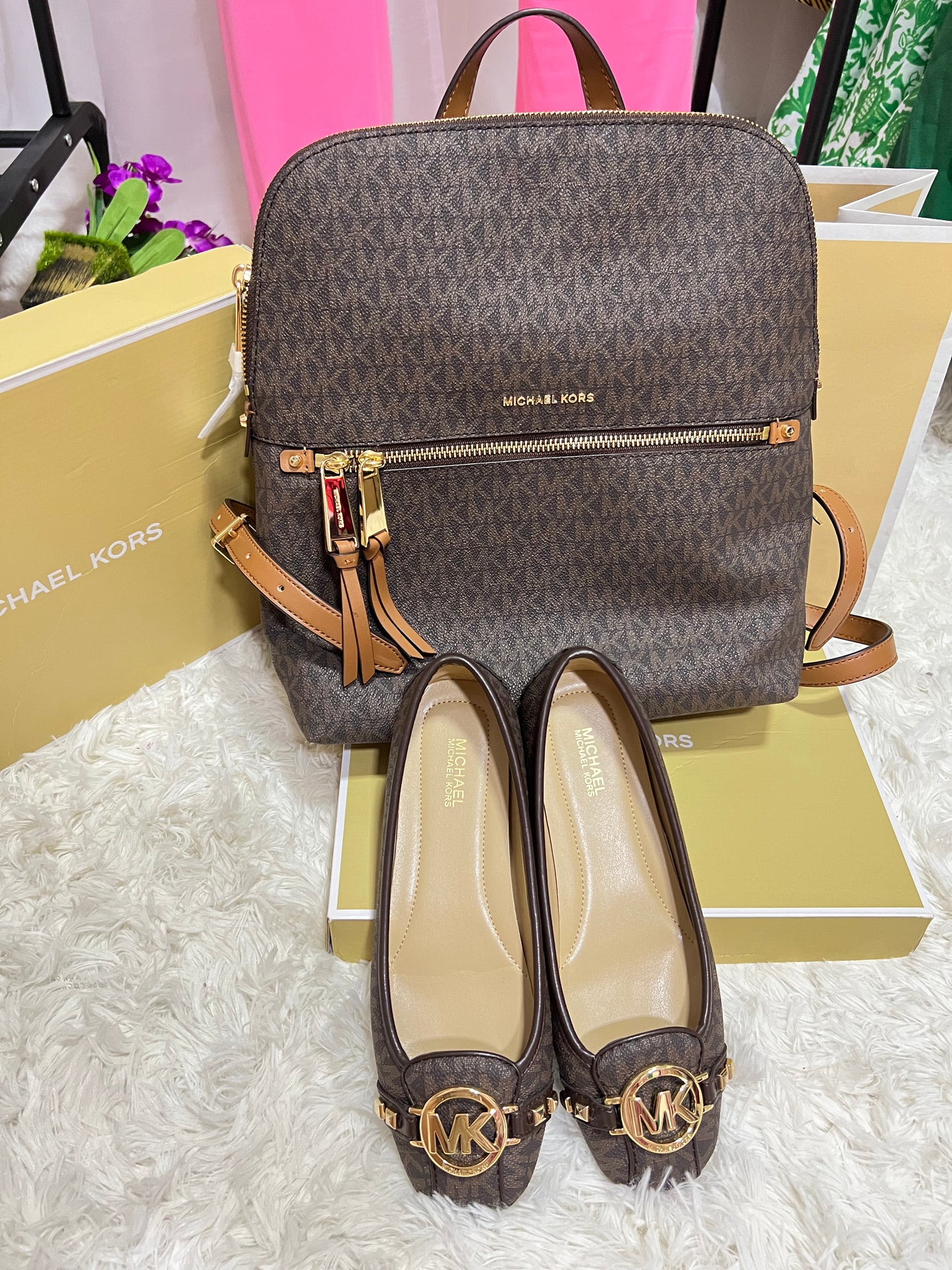 Zapatillas café flats Originales adulto