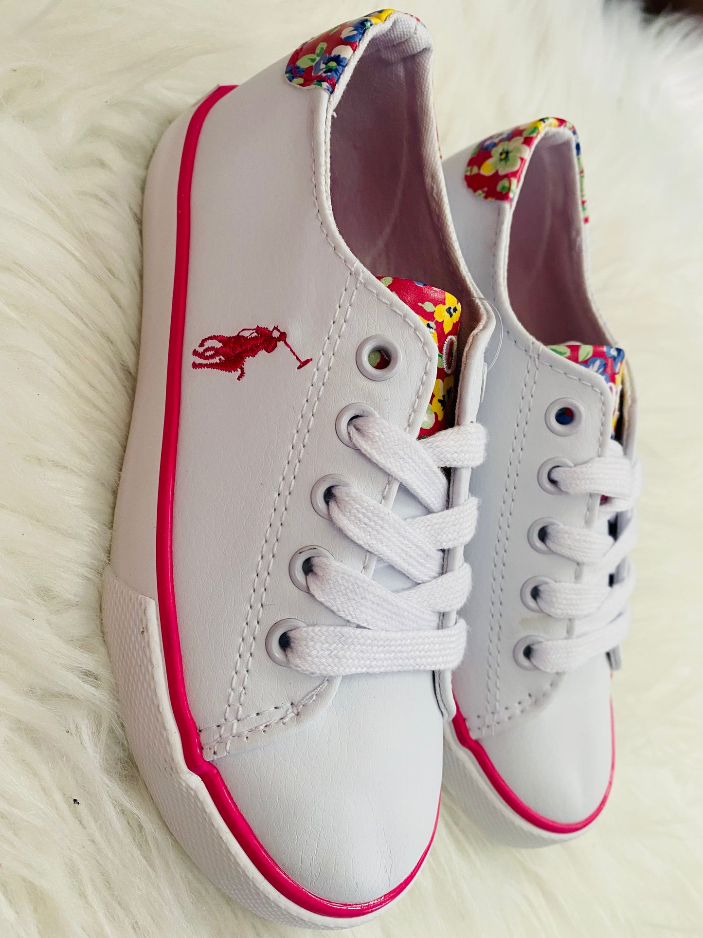 Tenis blancos niña Polo Originales