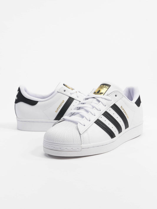 Tenis Adidas super star blancos unisex niña niño