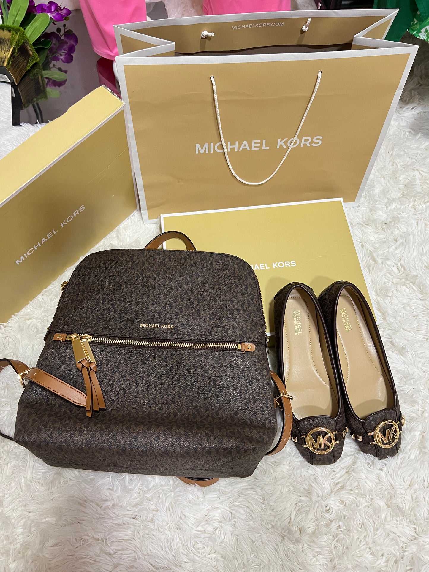 Zapatillas café flats Originales adulto