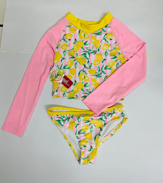 Set 2 piezas traje de baño niña limones