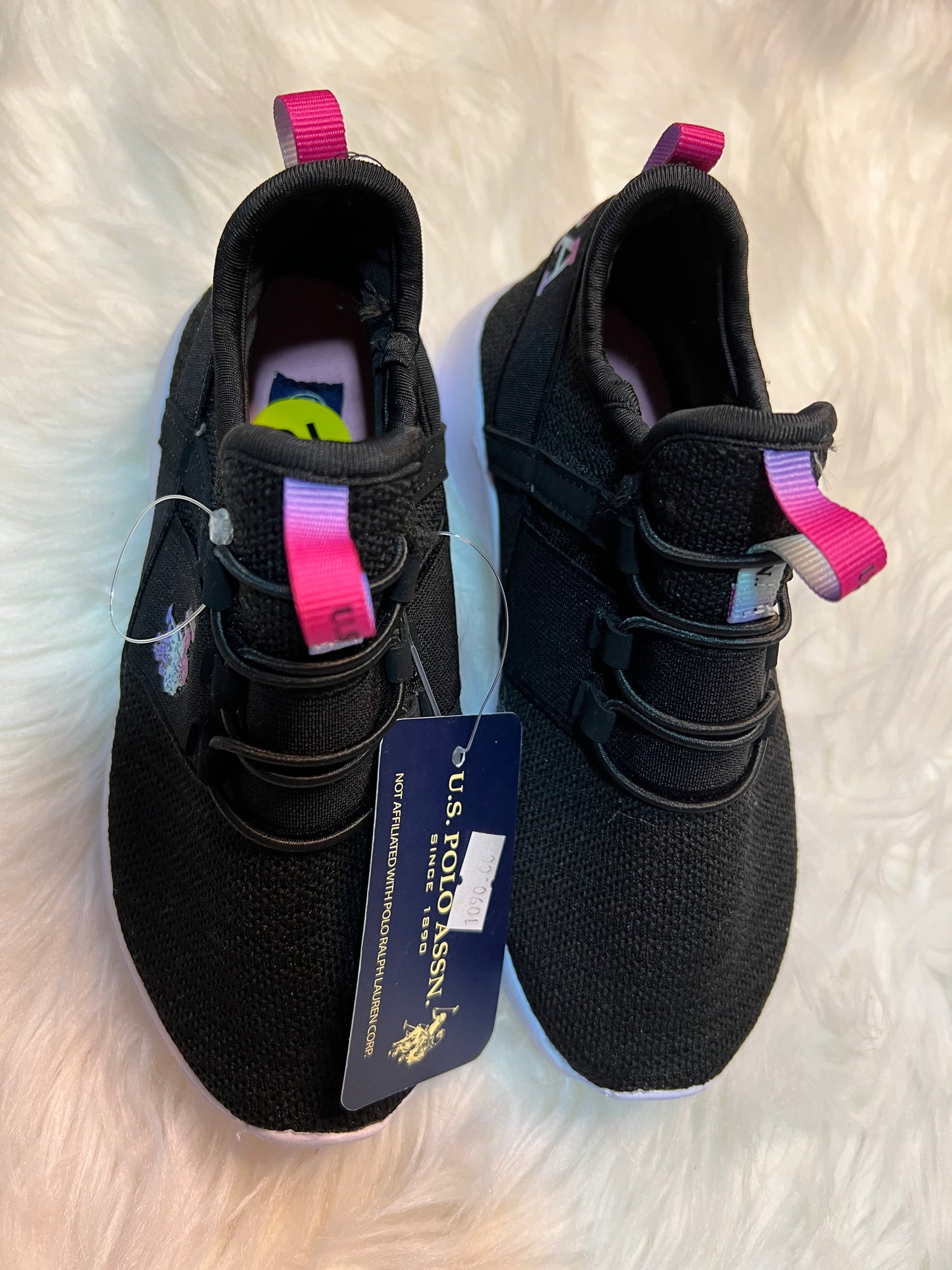 Tenis negros polo niña zapatos negros
