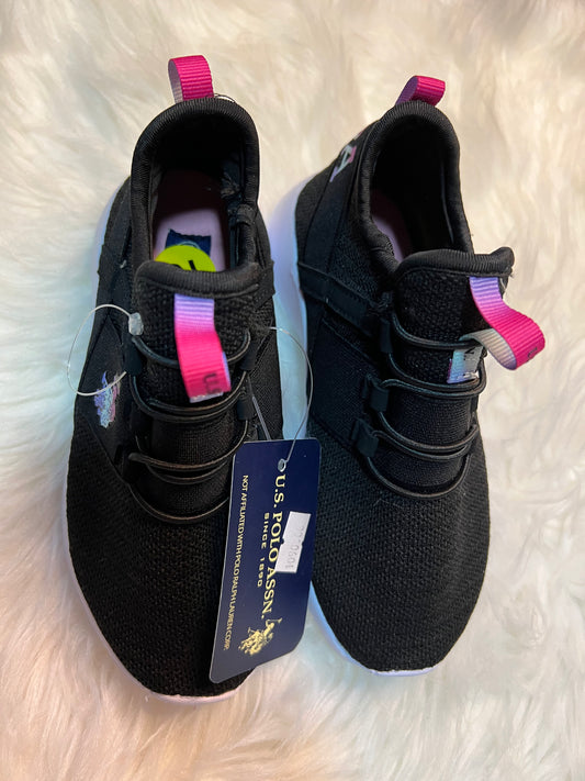 Tenis negros polo niña zapatos negros