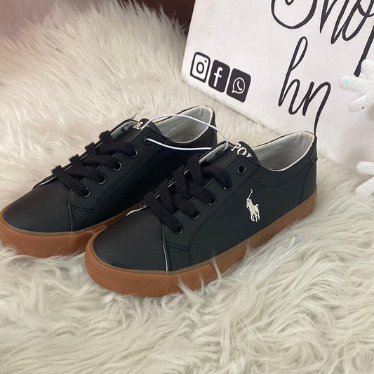 Tenis negros niño polo niño