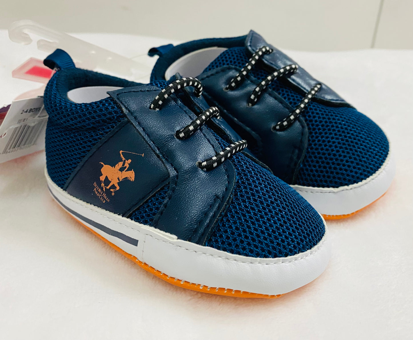 Zapato polo azul bebé