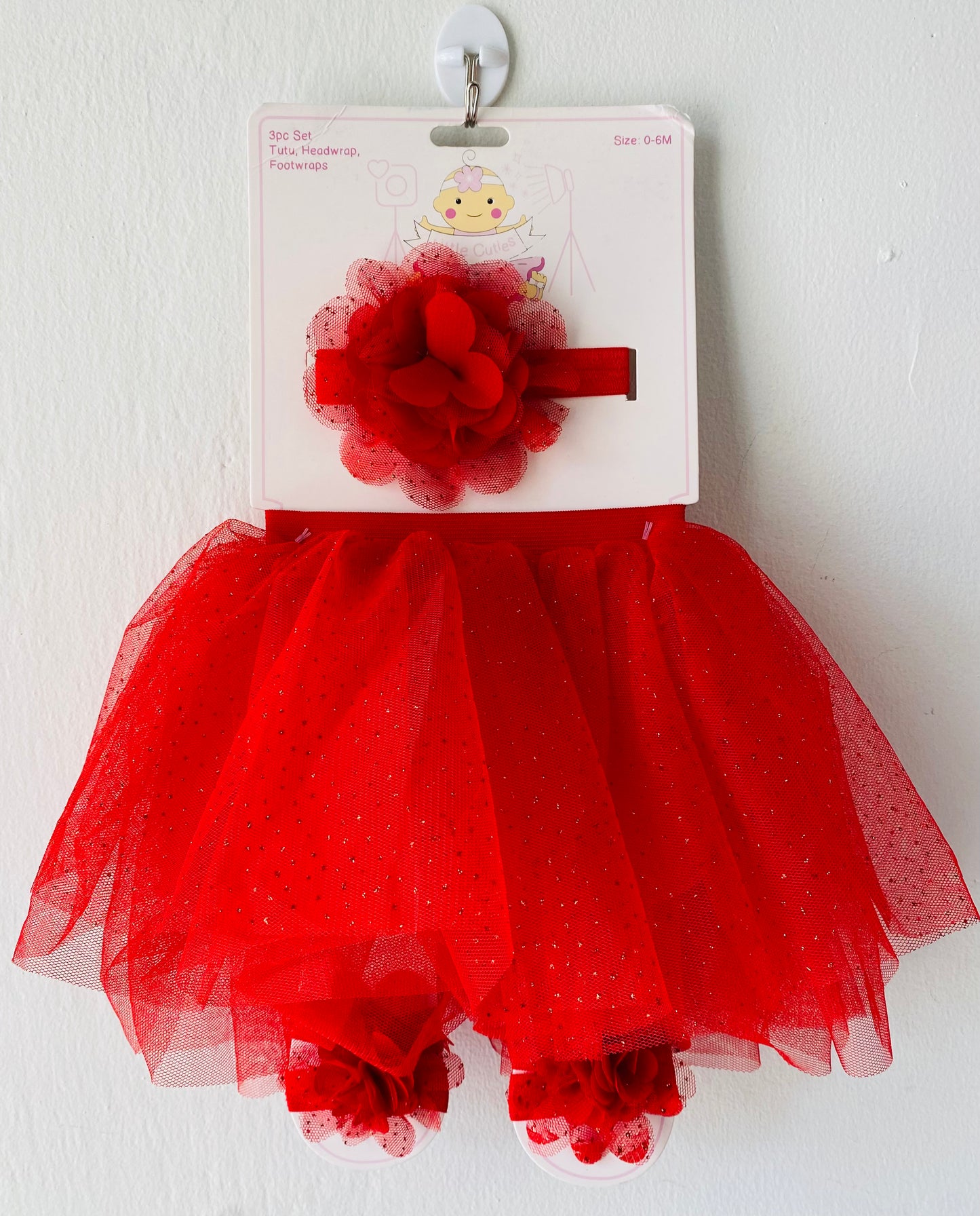 Falda 3 set tutu, Diadema y zapatilla