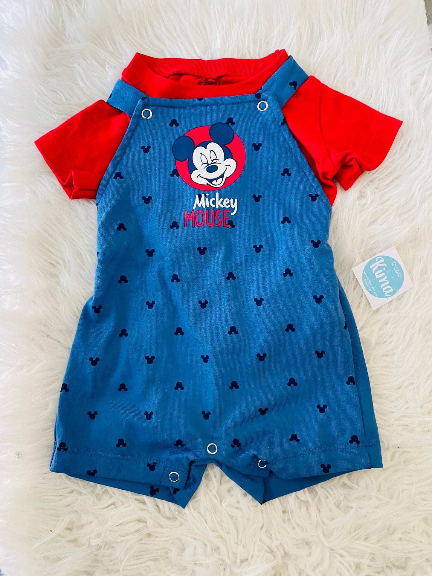 Overall Set 2 piezas mickey niño