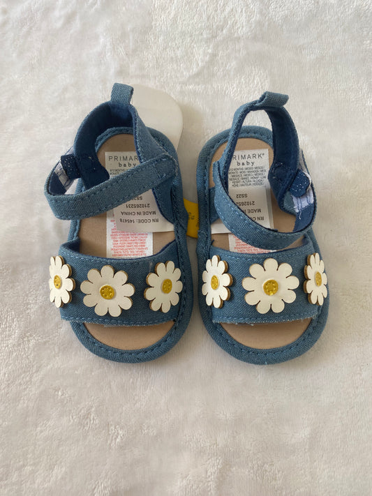 Sandalias azul primark bebe niña