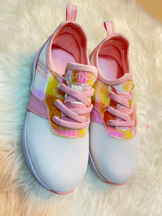 Tenis blancos nautica niña