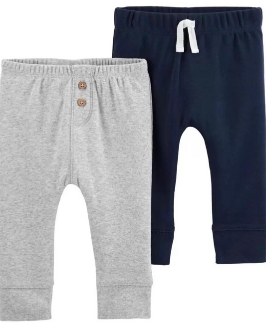 set 2 piezas pantalon buzos niño Carter’s