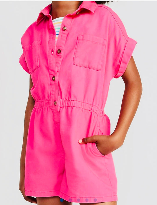 Romper Rosado Fucsia  Old navy niña