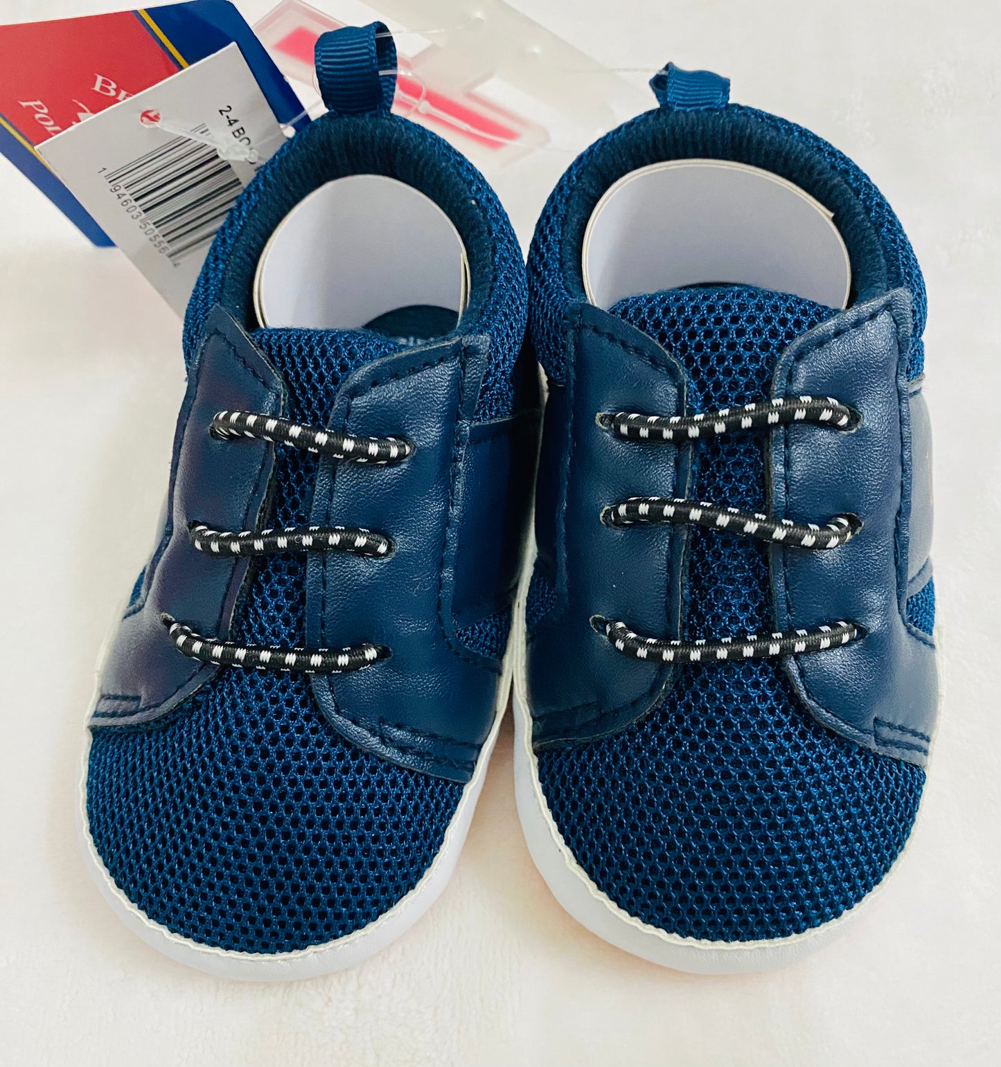 Zapato polo azul bebé