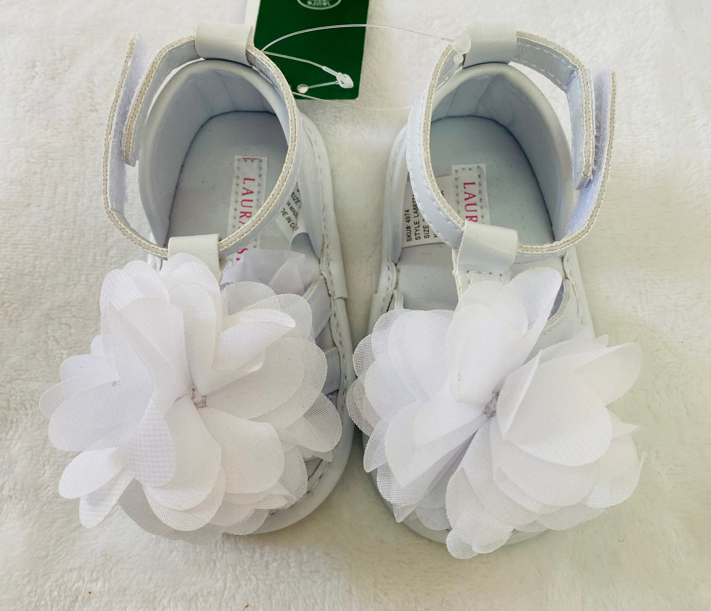 Sandalias blancas bebé niña