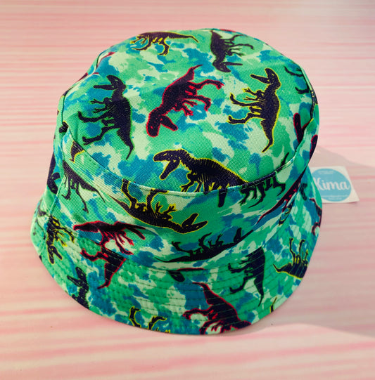Sombrero verde dinosaurio
