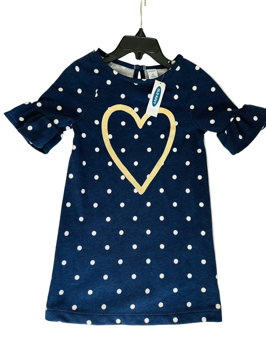 Vestido puntos corazón old navy niña promo 4x1000