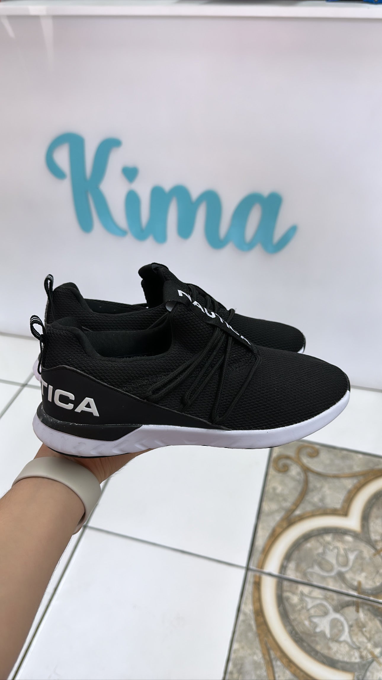 Tenis negros niño nautica zapatos negros