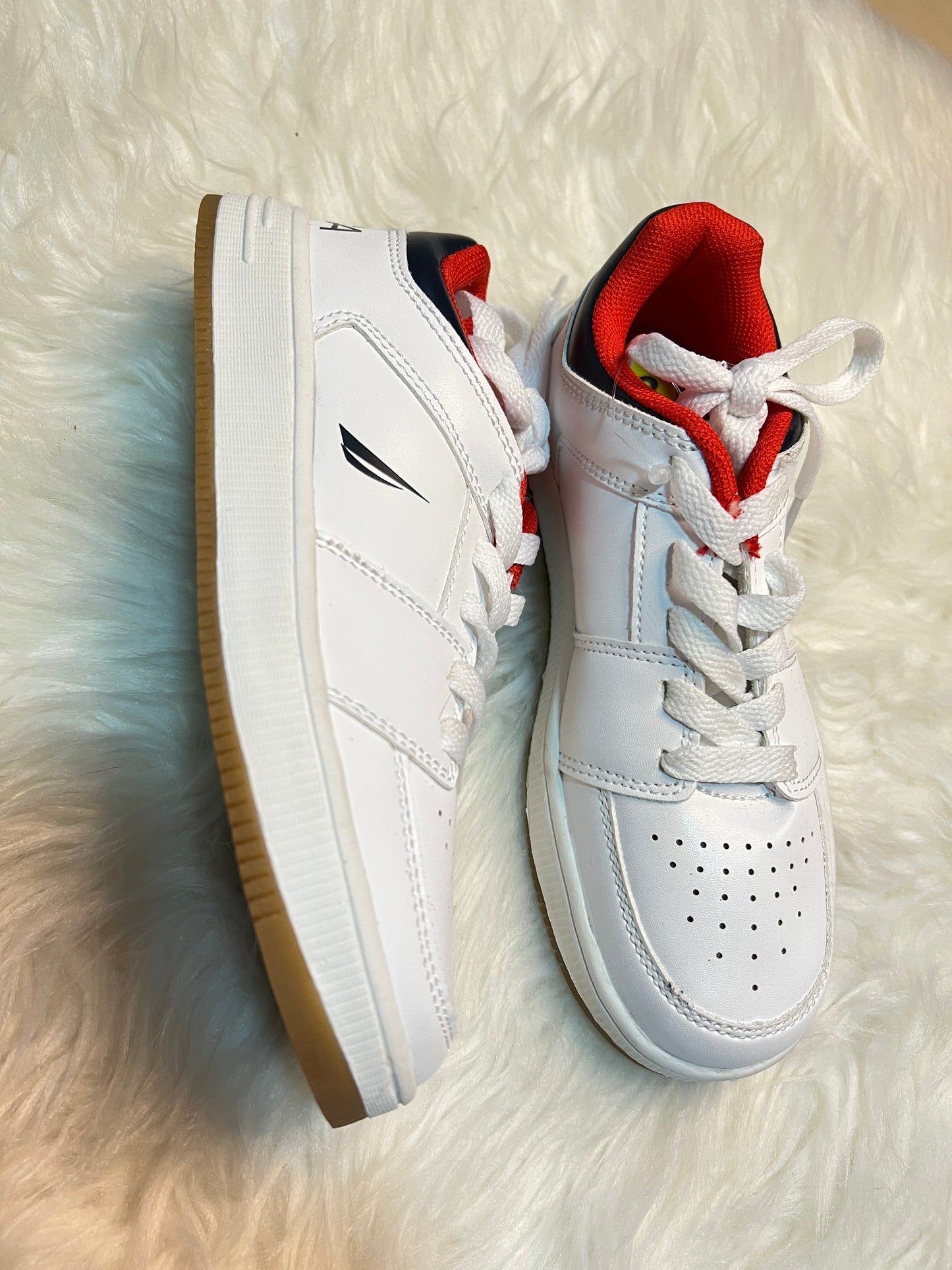 Tenis blancos unisex náutica niña niño