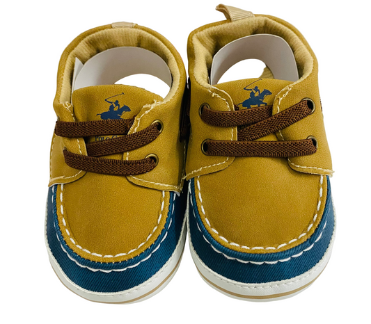 Zapato polo cafe bebé promo 2x1000