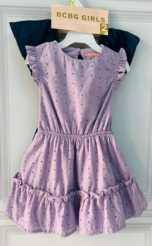 Set 2 vestidos morado Azul