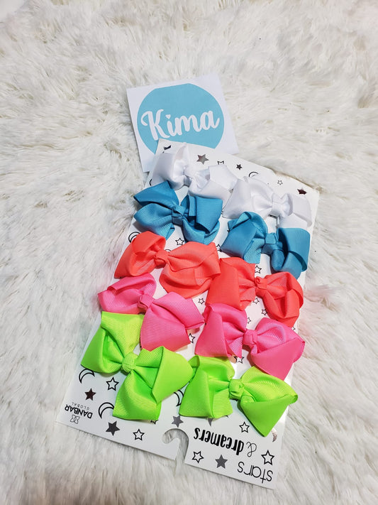 Set 10 ganchos niña accesorios