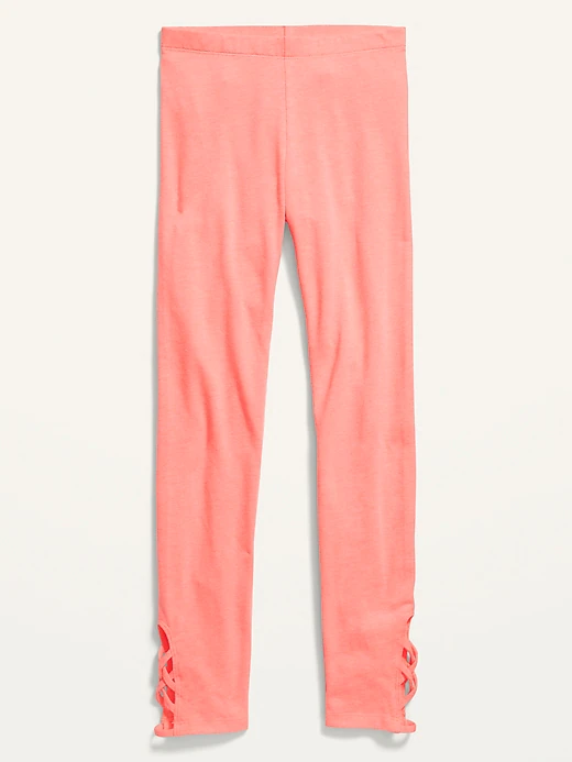 Leggings Old Navy niña 5-16 ballet naranja neon