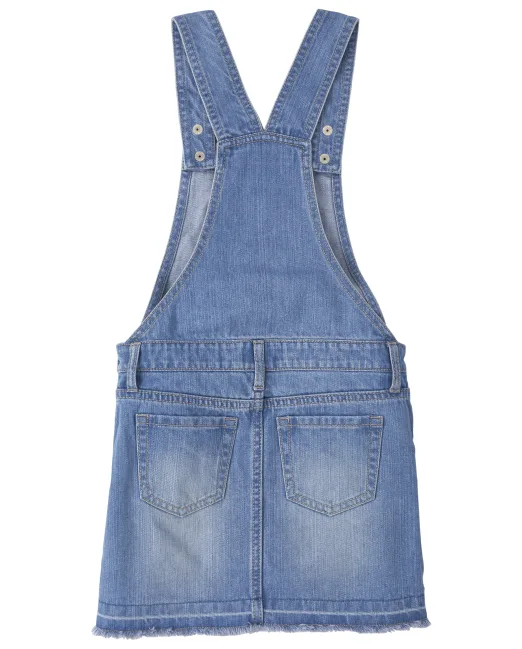 Vestido overall jeans niña 5-12 skirtall