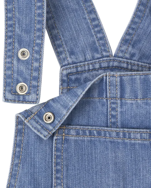 Vestido overall jeans niña 5-12 skirtall