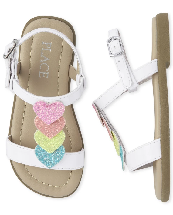 Sandalias corazon Childrens Place niña