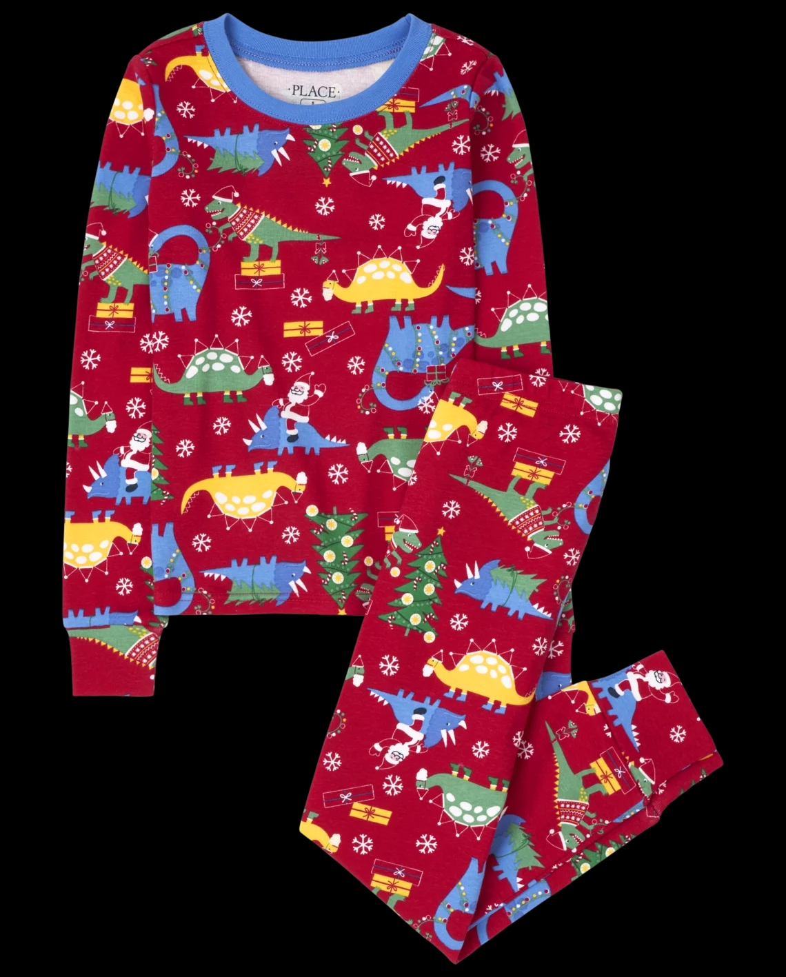 Set 2 piezas pijamas Childrens Place unisex niña niño navidad 76152304