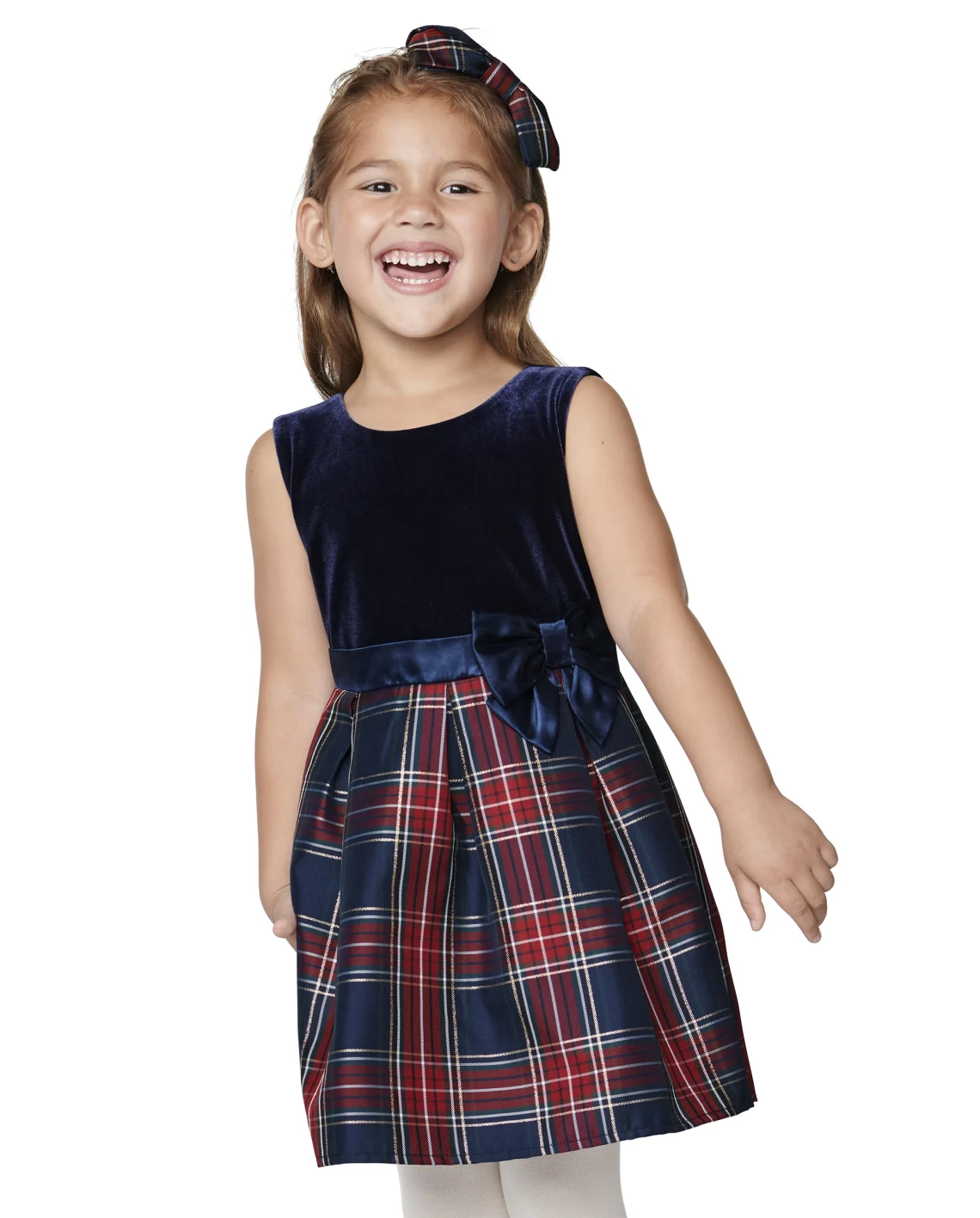 Vestido azul lentejuelas niña Childrens Place 4 a 16 años cuadros 34337264