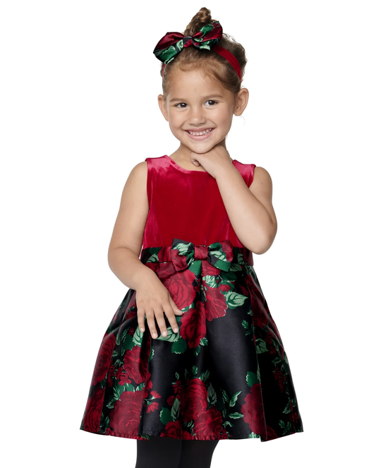 Vestido rojo flores niña Childrens Place 0/3m a 14 años 22218224