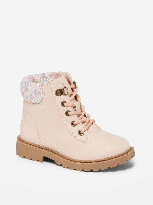 Botines burritos niña Old Navy botas rosadas